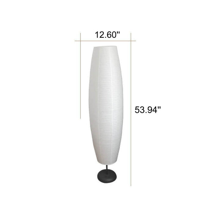 Moderne gulvlampe med dobbelt lampeskjerm – LumiTwins designlampe 137 cm høy | Skanto