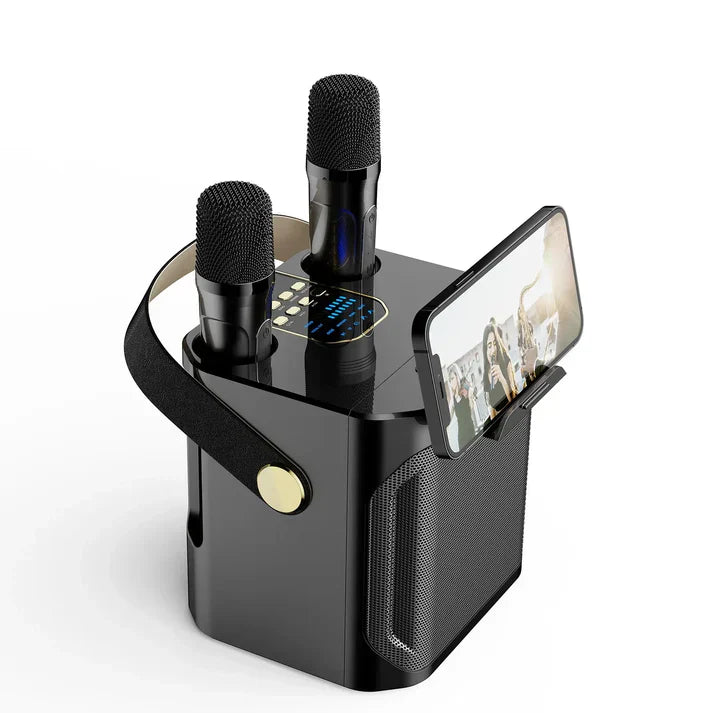 SoundJoy Karaoke Høyttaler – Bærbar Bluetooth Boombox med 360 Surround | Skanto