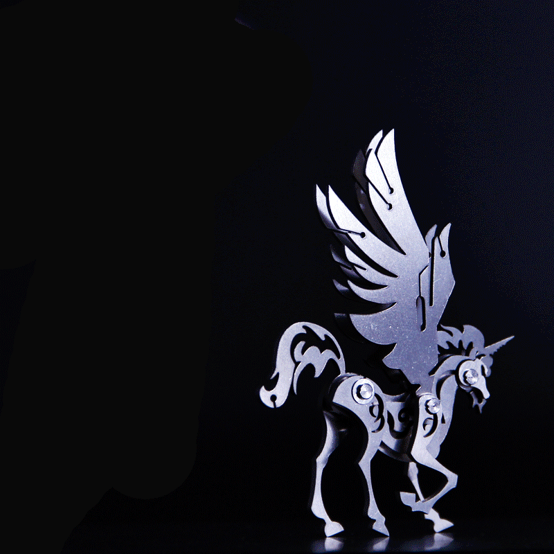 Norvo | DIY Rustfritt Stål 3D Byggeklosser, Beste Gave til Jul, Fødselsdag og Høytider