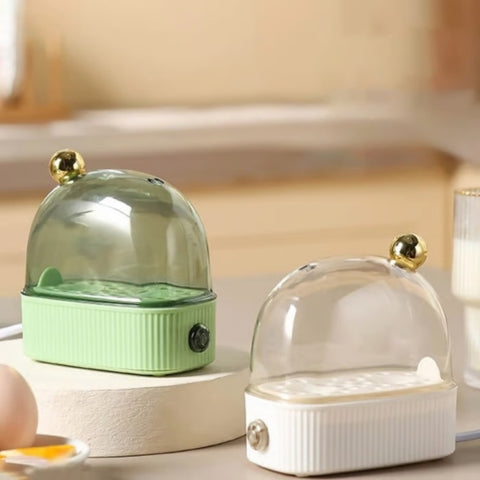 Skanto | KookNest Mini Egg Cooker – Automatisk Elektrisk Eggkoker for 2 Egg