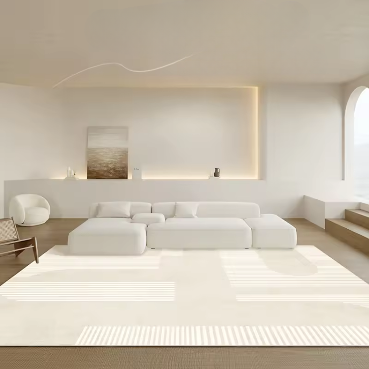 Skanto | Japansk Minimalistisk Myk Teppe Luksus Antiskli for Soverom Stue og Lounge