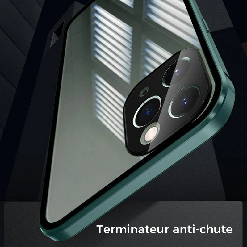 Skanto | Anti-Snooping Herdet Glasset Etui for iphone