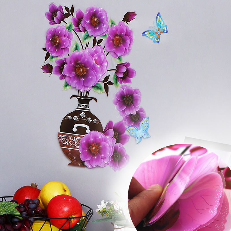 Skanto | DIY Plantevase 3D Stereo Klistremerke Selvklebende