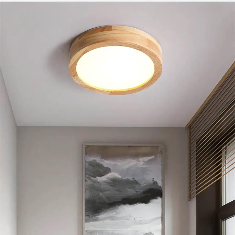 Rund skandinavisk tre taklampe – nordisk eleganse | Skanto