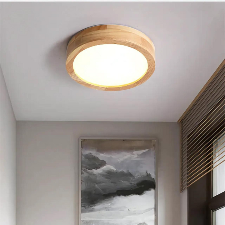 Rund skandinavisk tre taklampe – nordisk eleganse | Skanto