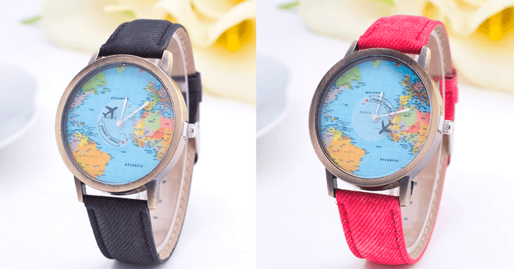 Skanto | Unisex Klokke Unik Design Verdenskart Kvarter Klokke