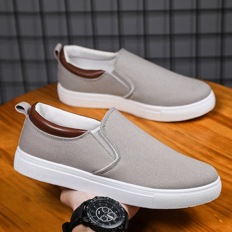Skanto | Slip-On Sko laget av lerret for menn
