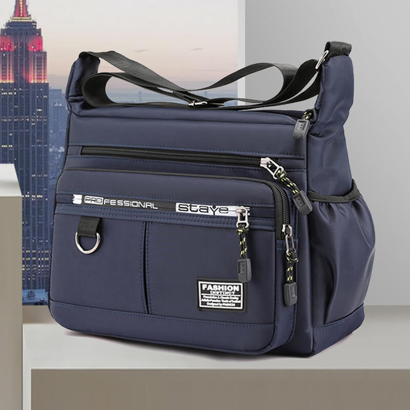 Norvo | Lett vanntett skulderveske med stor kapasitet