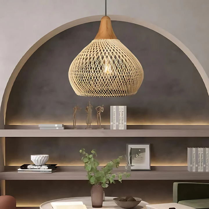 Skanto | Rattan Boho Pendellampe