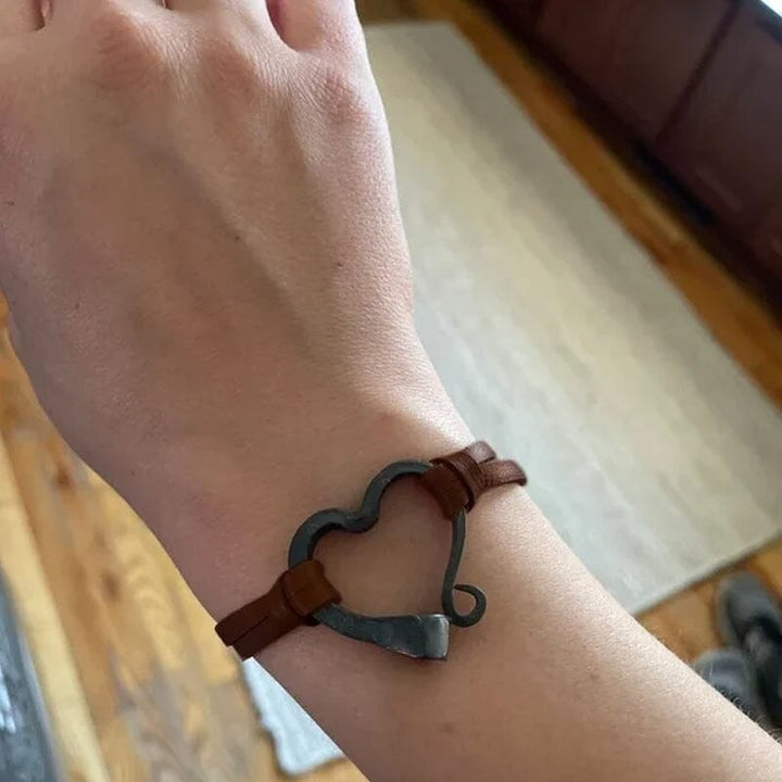 Skanto | Valentine's Day Håndlaget Kjærlighet Hestesko Nagler Armbånd