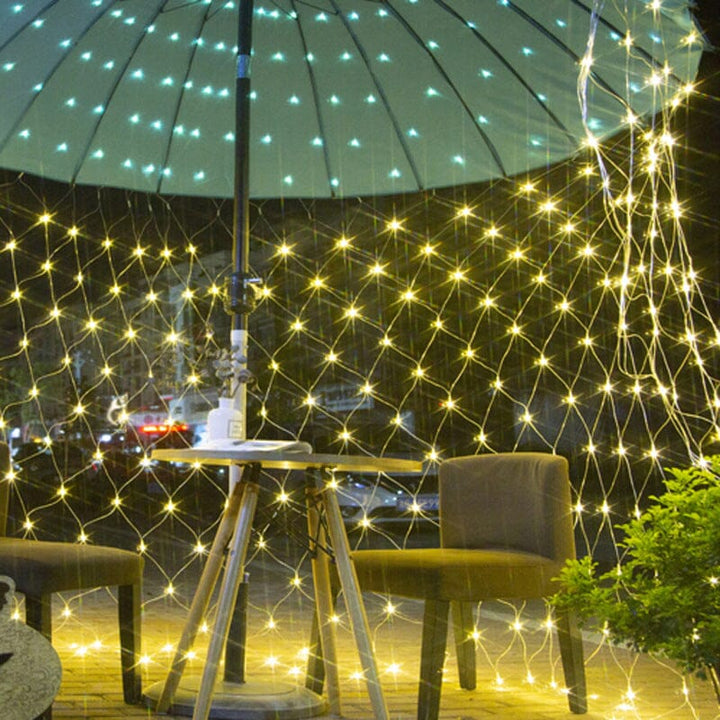 Solar Fishnet Light | Skanto