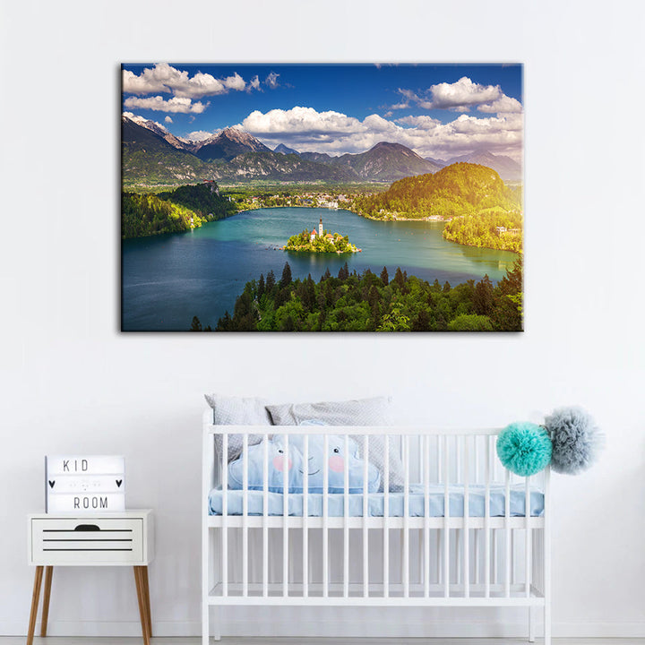 Peace Of The Land - Lerret Veggkunst Maleri