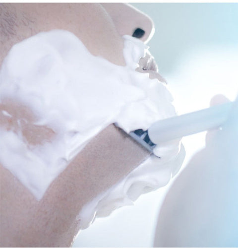 Skanto | Herrers Dual-mode Barberhøvel, med Sensorswitch, Manuell og Automatisk Integrasjon, Aluminiumkropp og Langvarig Standbydesign