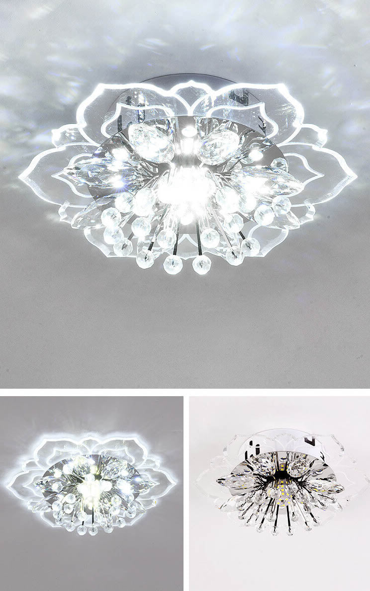 Karnz GlowPetal | LED krystall stift lampe | Blomstform, RGB Fargeveksling & energieffektiv