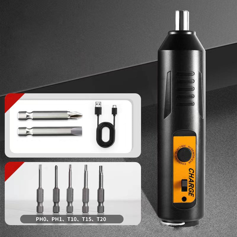 Bærbart elektrisk skrutrekkersett for hjemmebruk | Skanto