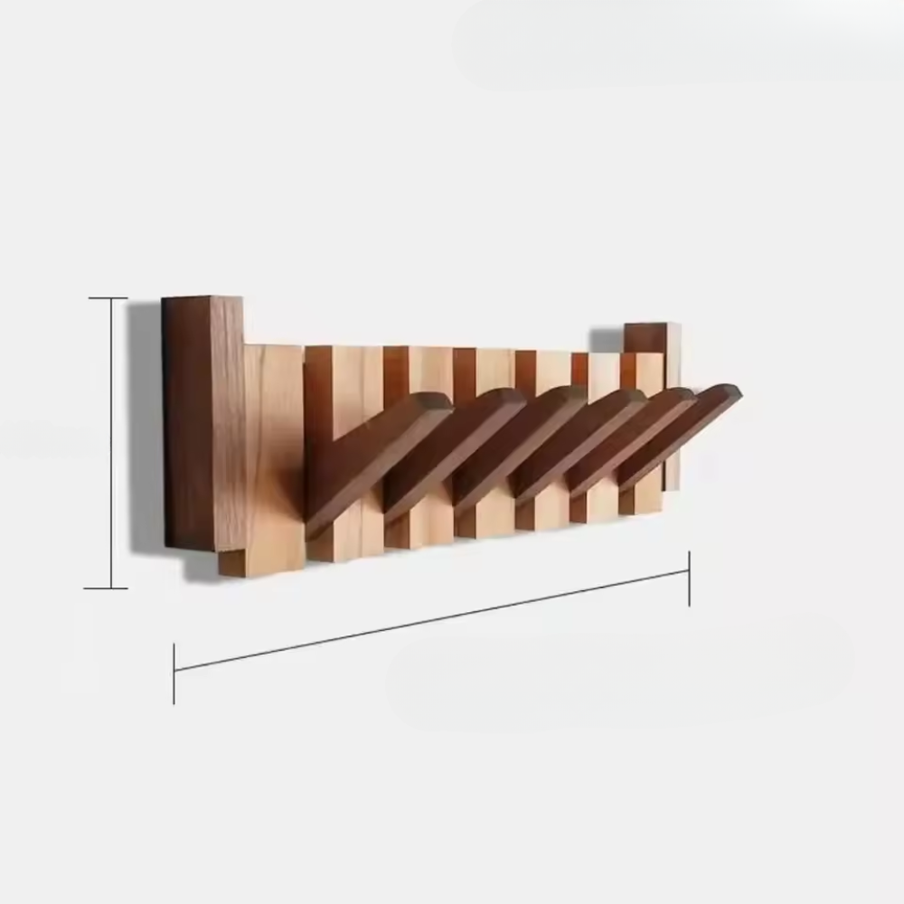 Skanto | Tre Frakkekrok i Piano Tast Design for Hallen