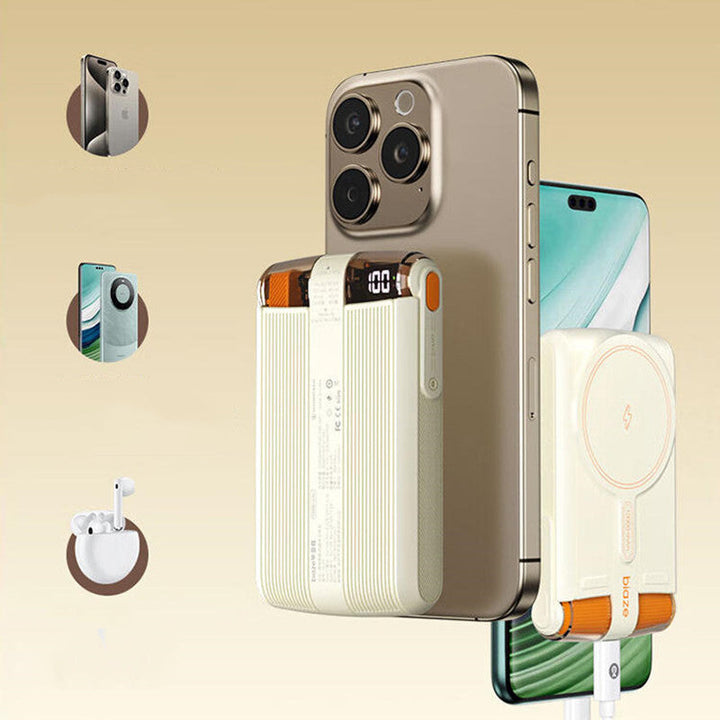 Skanto | 10000mAh Magnetisk trådløs powerbank
