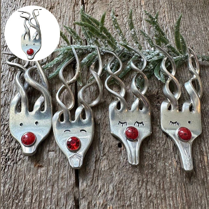 Morsom Gaffel Reinsdyr Ornament | Skanto
