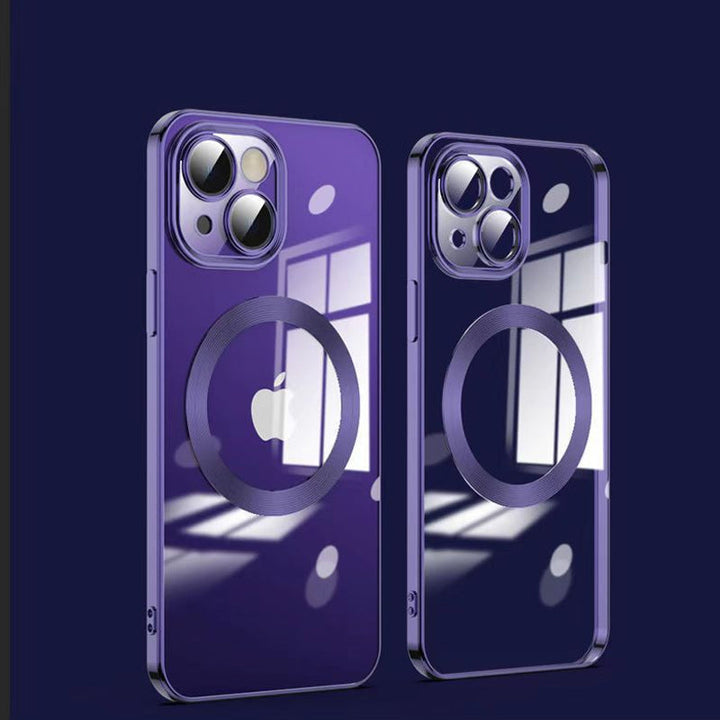 Skanto | Elektropolerings trådløs magnetisk ladende alt-i-ett linseetui for iPhone