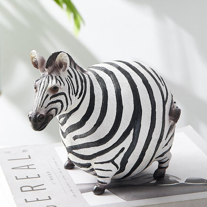 Moderne Søte Zebra Harpiks Figurer | Skanto