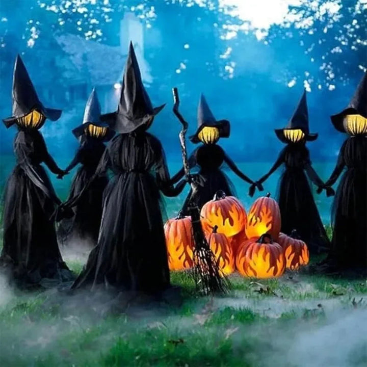 Skanto | Glødende Håndholdt Halloween Heks Dekor