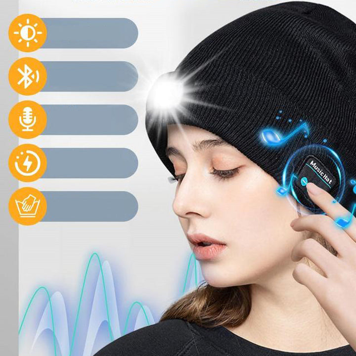 Skanto | LED Bluetooth Lue med Avtakbare Høyttalere