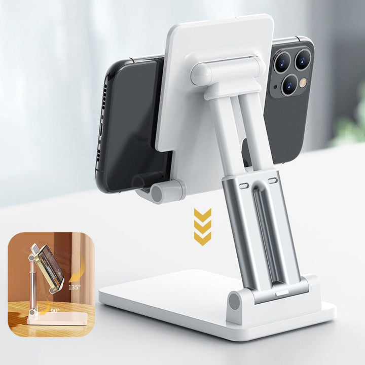 Skanto | Justerbar Ergonomisk Sammenleggbar Tablet/Telefon Stativ