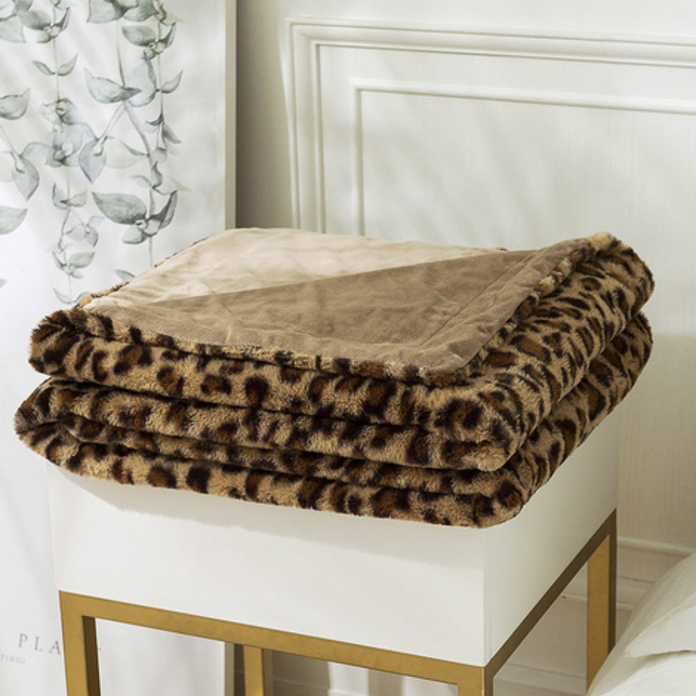 Skanto | Vill Eleganse Leopard Trykk Teppe