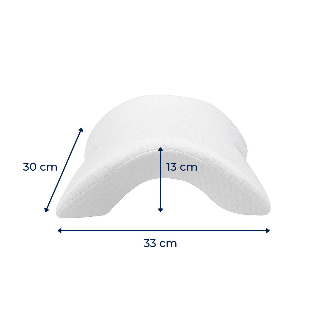 Spine Relief & Posture Alignment – Contour Memory Foam – Pain-Free Deep Sleep Support Skanto