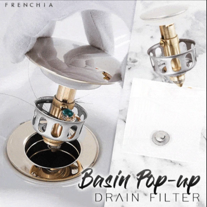 Basin Pop-Up Drain Filter | Skanto