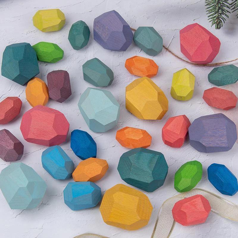 Skanto | Wood Rock Set Balansesteiner Leke