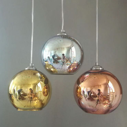Skanto | Moderne 3D Fyrverkeri Glasskuppel Pendellampe