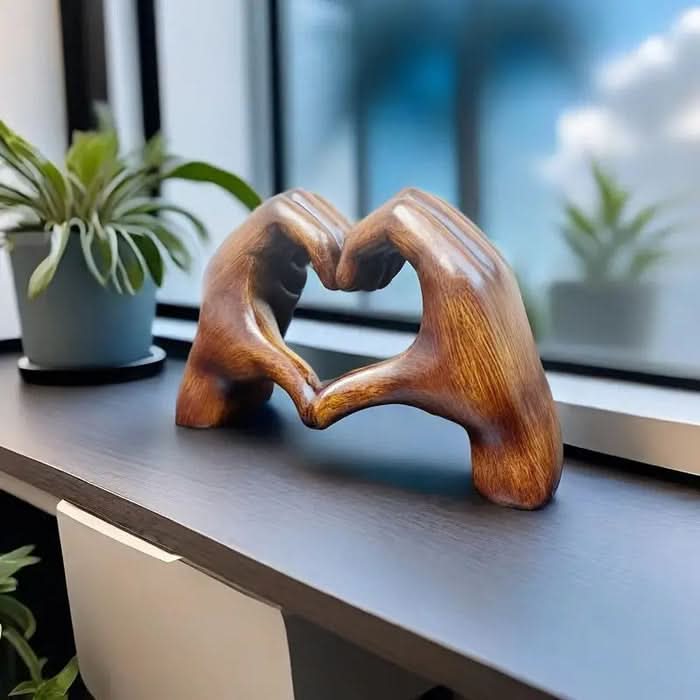 Skanto | Moderne Hjerte Skulptur Romantisk Hjem Dekor