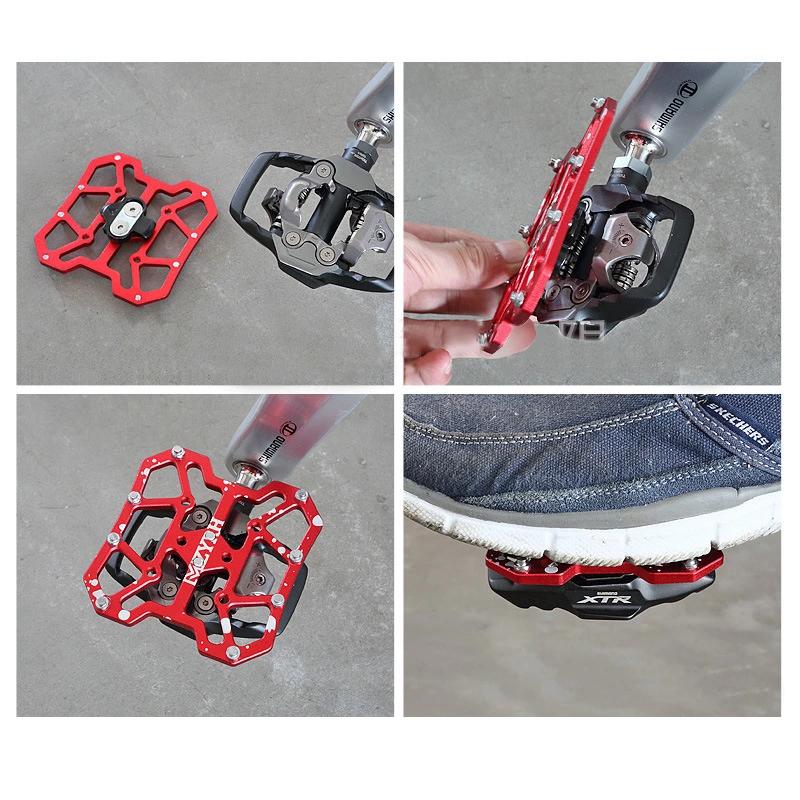 Adapter for Spd Keo sykkelpedal laget av aluminiumlegering (2 stk) | Skanto