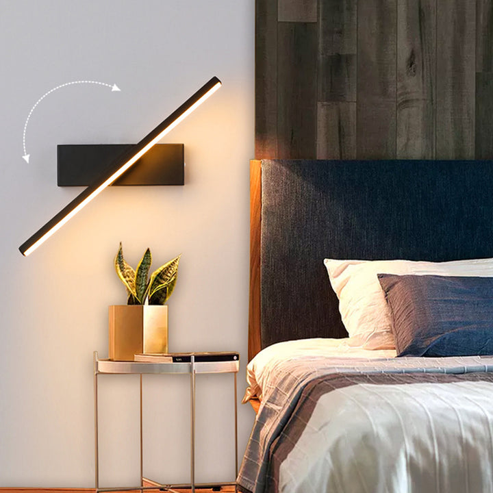 Moderne, elegante, drehbare Wandleuchte