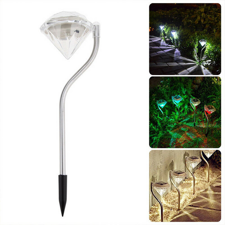 Skanto | Solhage Lys i Diamantform – LED-lamper for Ute-dekorasjon og Belysning