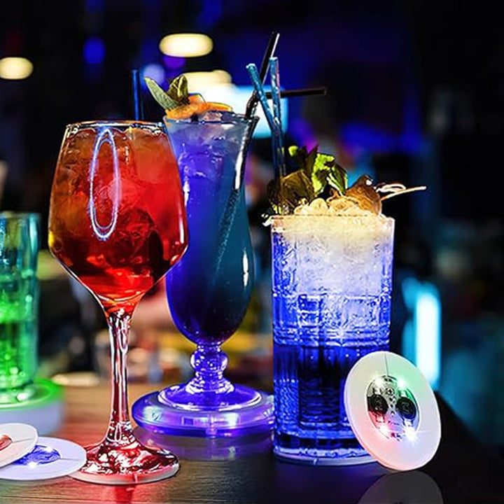 Skanto | LED lysende flaske klistremerker og coasters
