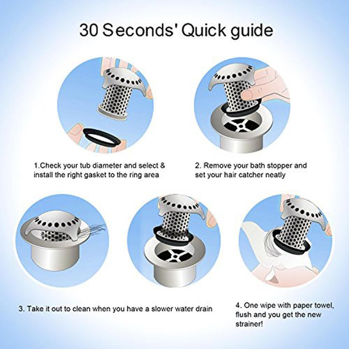 Drain Hair Catcher Protector Strainer | Skanto