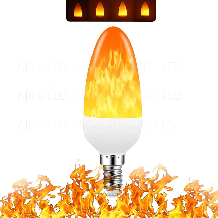 Skanto | Flammeeffektlampe – 9W LED-lampe med realistisk flammeglød