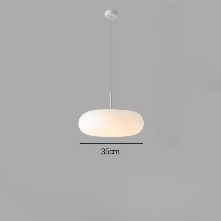 Skanto | Moderne Krem Pendellampe i Enkelt Kronestil med Varm LED Belysning