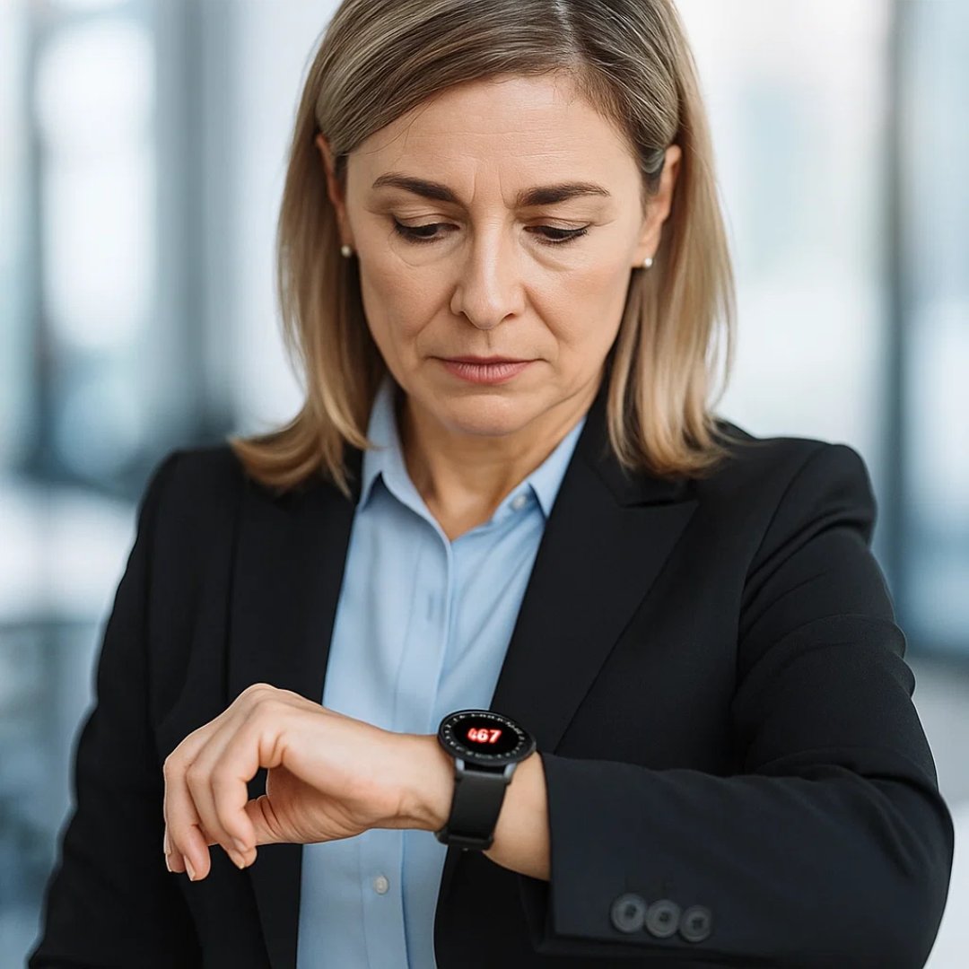 Skanto | CardioSense – Medisinsk ECG Smartwatch med Osram-sensor og 24/7 helsesporing