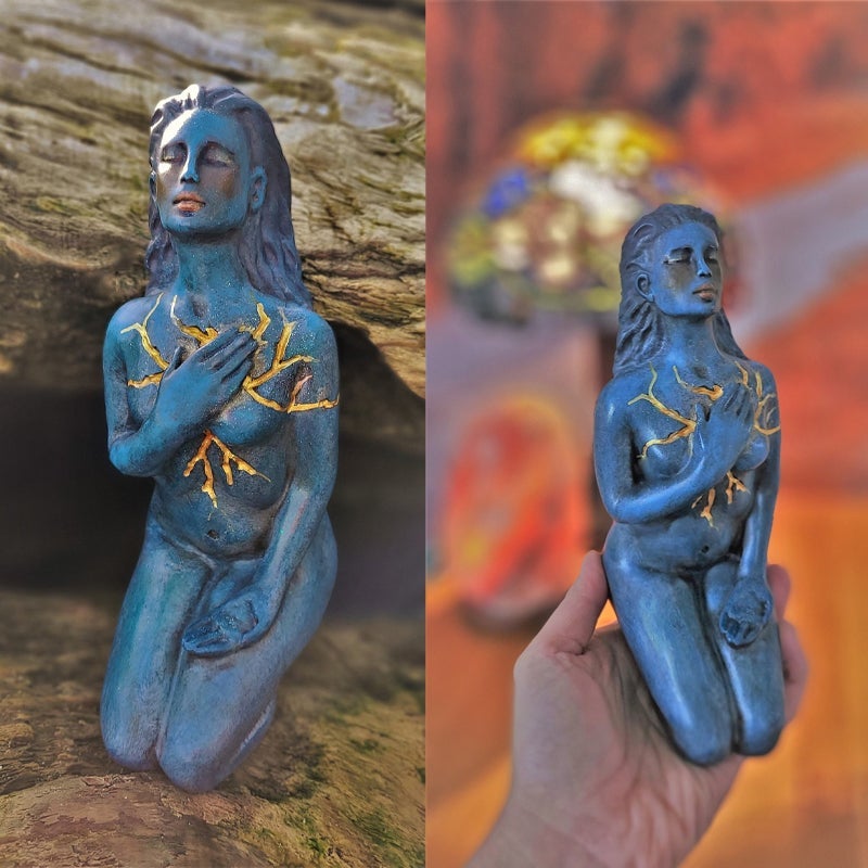 Resin figur "Gudsinnen for helbredelse" | Skanto