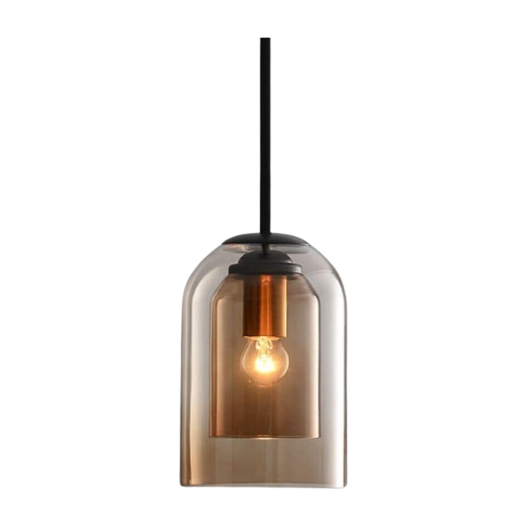 LuxeBeam Lys - Moderne Pendellampe laget av dobbelt glass | Skanto