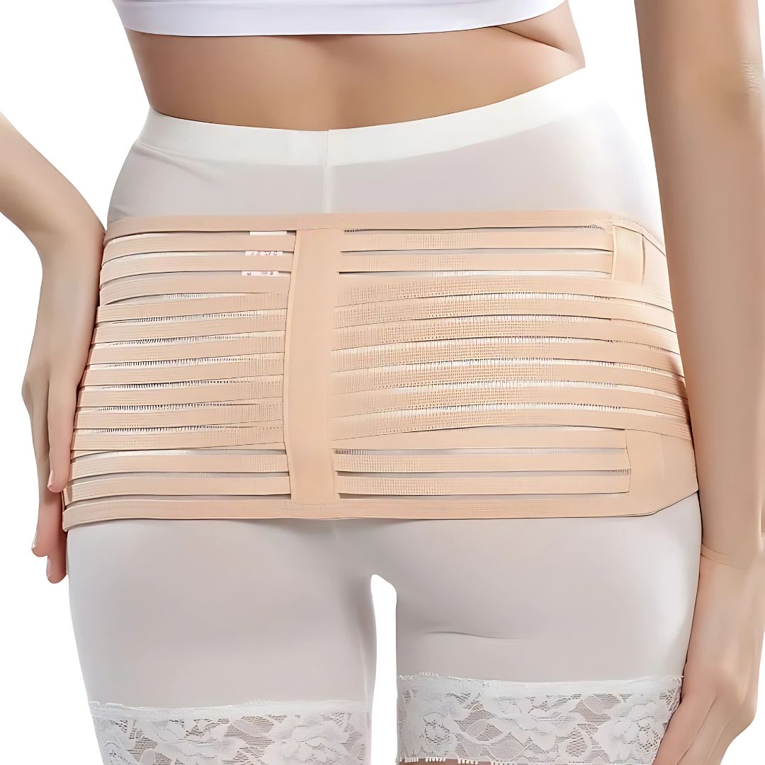 Postpartum Recovery Support – Pustende Stoff – Lindre Becken- og Ryggsmerter for Nybakte Mødre Skanto