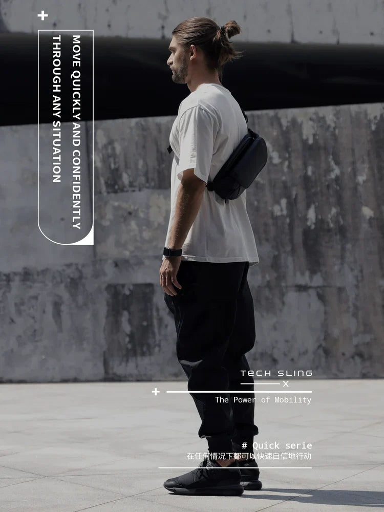 Skanto | Trendy Herre Crossbody Brystveske - Sporty Midjeveske