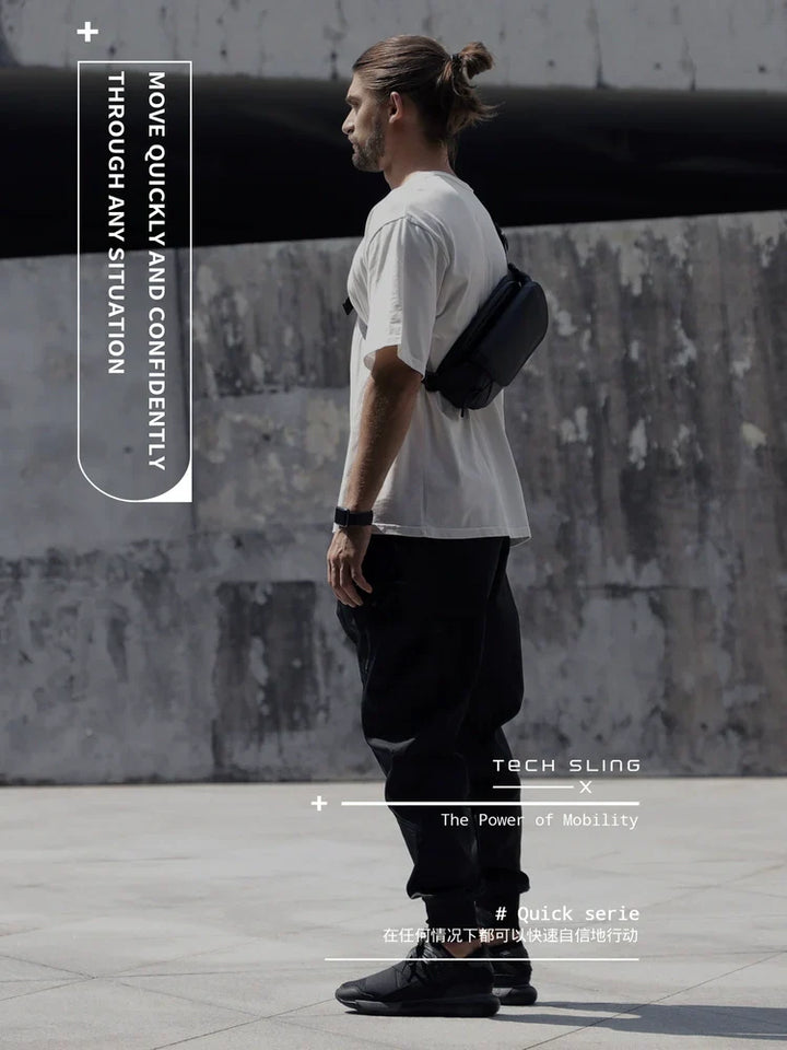 Skanto | Trendy Herre Crossbody Brystveske - Sporty Midjeveske