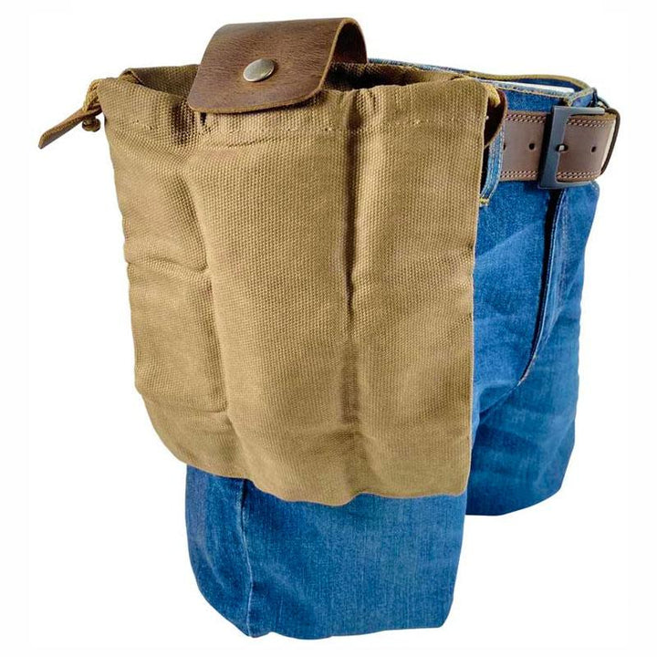 Dimoohome™ Lærrete og kanvas bushcraft bag | Skanto
