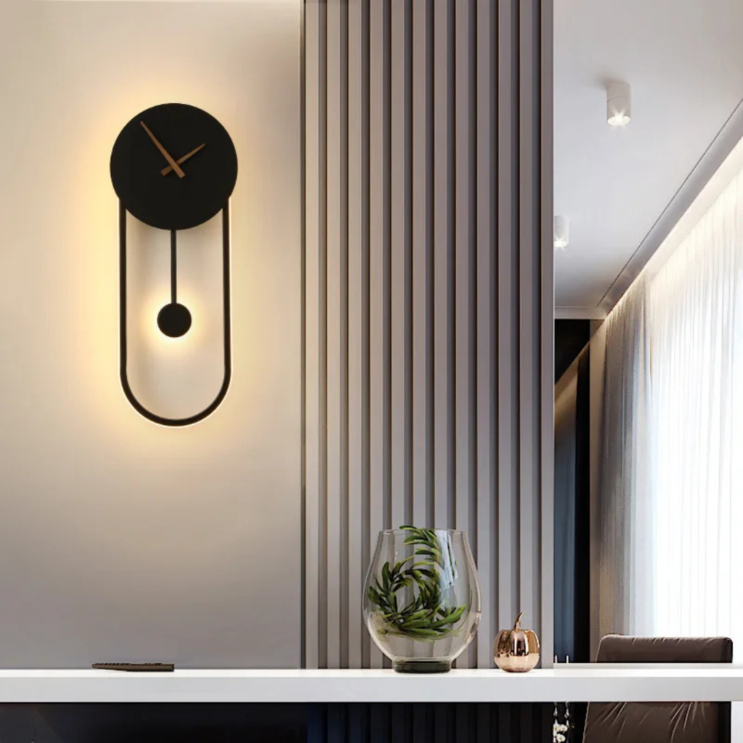 Skanto | LED Veggklokke i Minimalistisk Stil Horalis