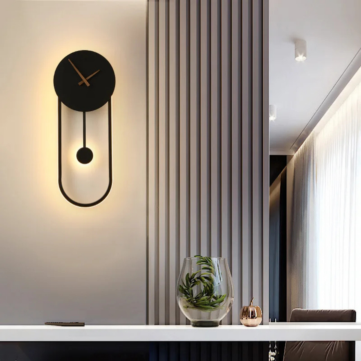 Skanto | LED Veggklokke i Minimalistisk Stil Horalis
