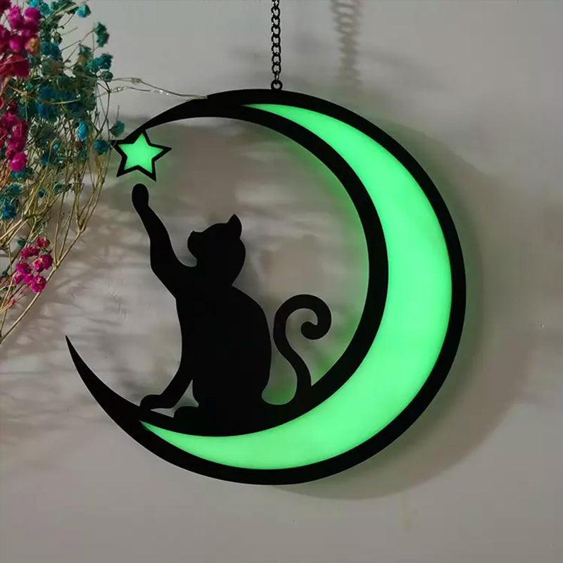 Skanto | Moon Black Cat Dekorasjoner